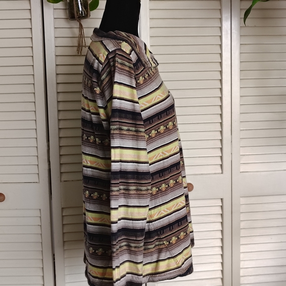 Woolrich Women's Multicolor Aztec Striped Hoodie - Picture 2 of 8